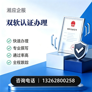 合肥双软认证申报服务