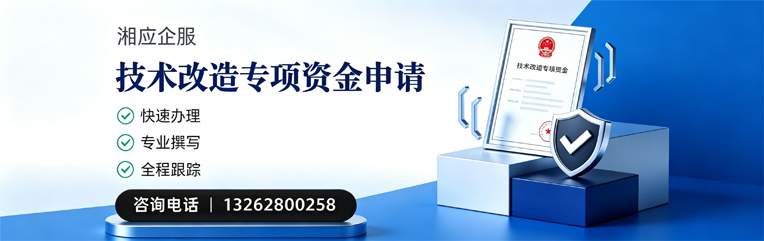 合肥技术改造专项资金申报服务