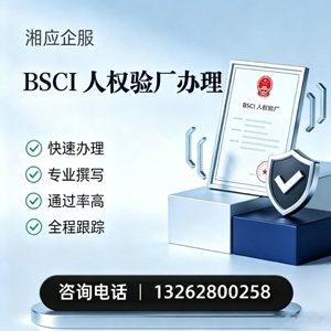 合肥BSCI人权验厂申请服务